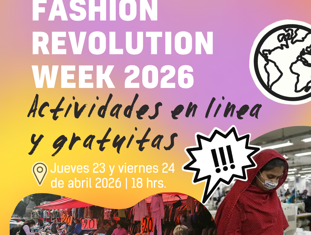 Regístrate en los conversatorios moderados por Melodrama en el marco de la Fashion Revolution Week 2026